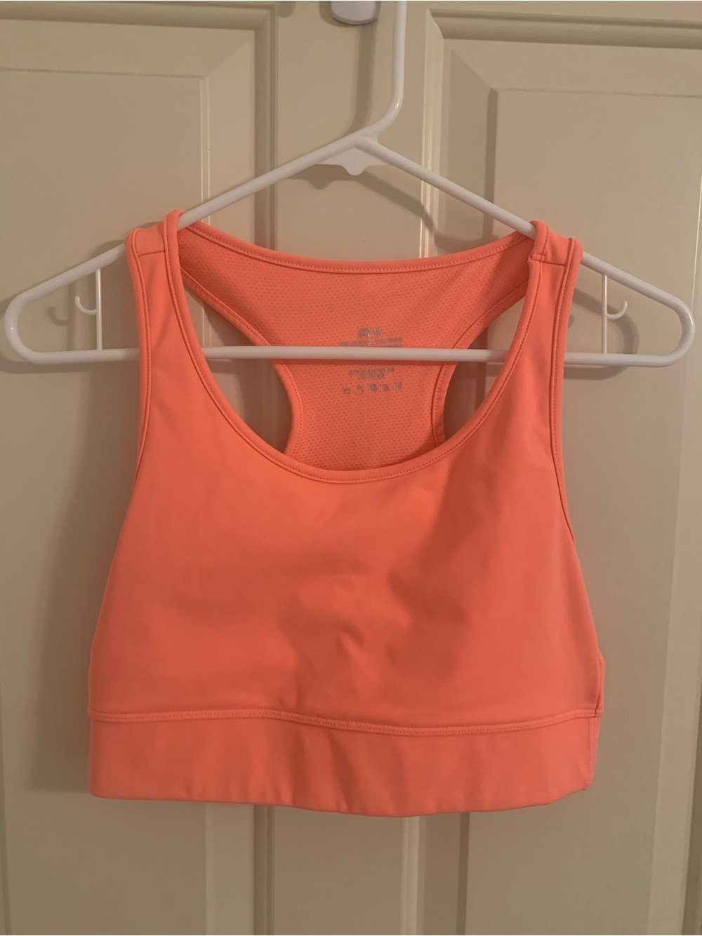 Zenana Outfitters Neon Peach Racerback Sports Bra